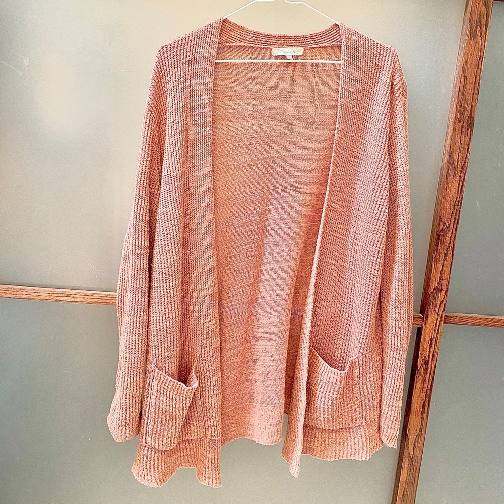 Madewell Pink Cardigan